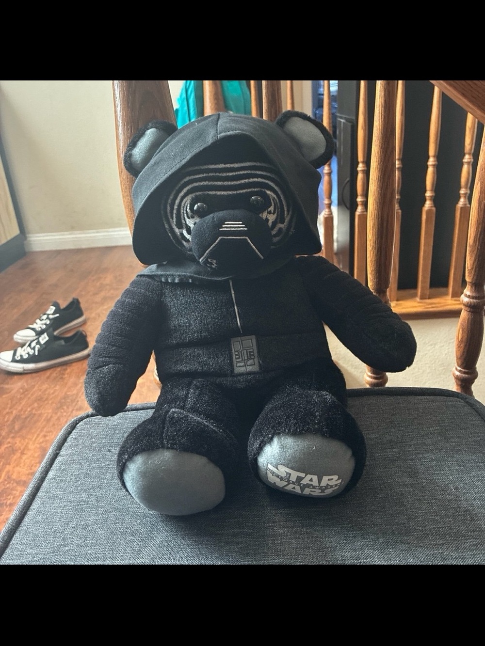 Star Wars Kylo Ren Black Plush Bear with Hood